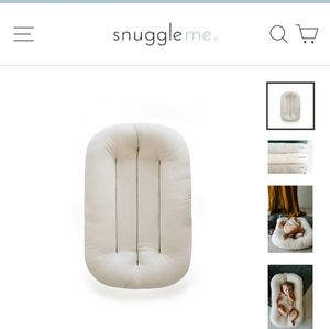 SnuggleMe Organic with Natural Cover